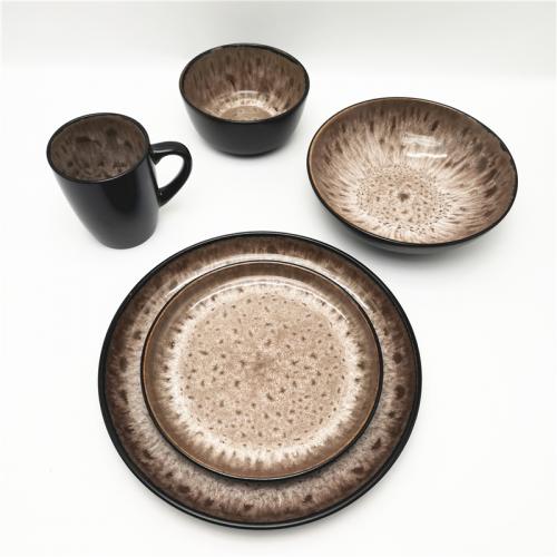 Popular Reactive Glazed Stoneware Dinnerware