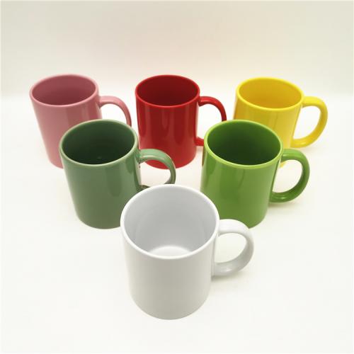 11oz glossy color glazed mug Exceptional Ceramic Mugs for Your Business Needs