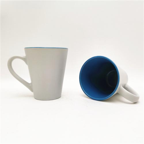 240ml Stylish Ceramic V-Shape Mugs - A Must-Have for Every Occasion