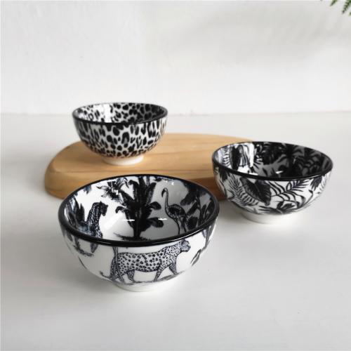 3.5inch/ 160ml small fine porcelain bowls with custom design