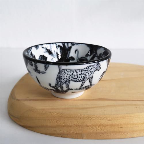 3.5inch/ 160ml small fine porcelain bowls with custom design