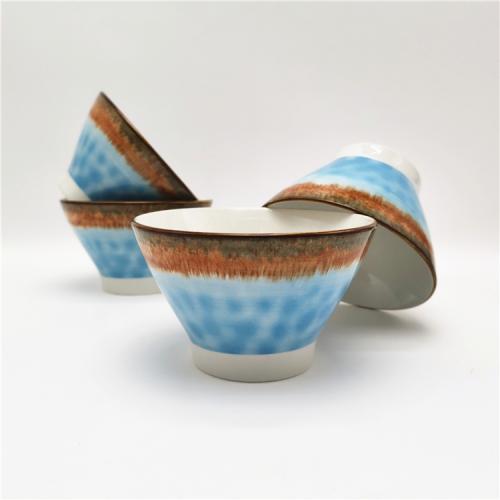 5inch/ 420ml DL fine porcelain bowl with pad printed design