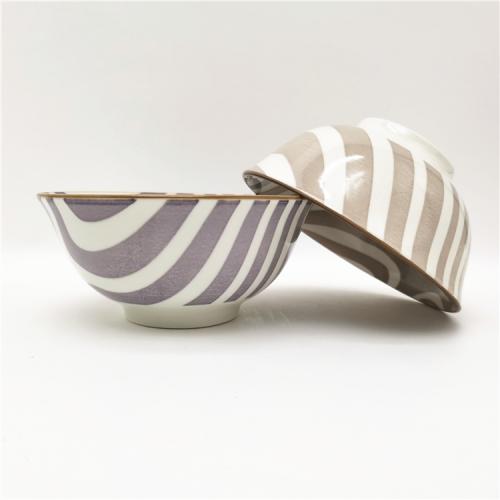 6inch/ 600ml fine porcelain bowl with 2-side printed