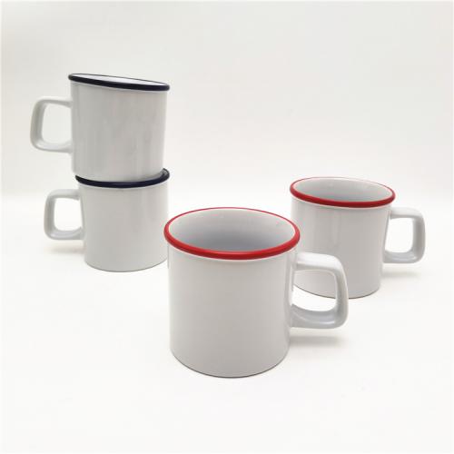 Charming Vintage-Style 9oz/260ml Mugs for Supermarkets