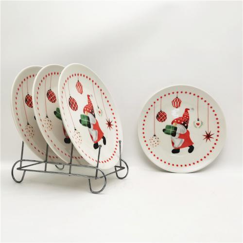 Christmas Gnomes Design Porcelain Dinnerware Supplier