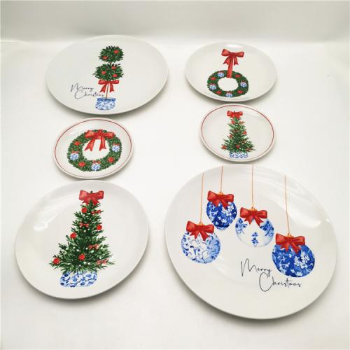 Delight in Festive Porcelain Plates for Importers - Christmas Magic Awaits