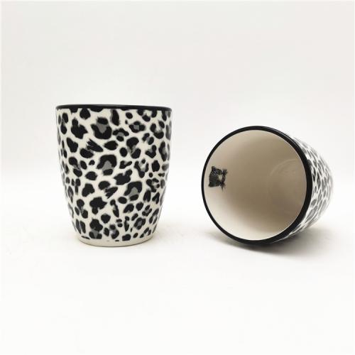 Stylish 200ml Leopard Design Porcelain Cup - Customize to Impress!