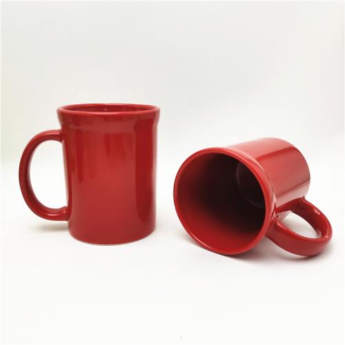 Stunning 440ml Red Glazed Ceramic Mug - Customize to Perfection!